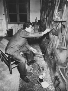 roberto matta - photographie atelier 1956