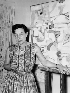 marie raymond - portrait peinture 1956