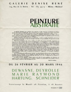 gerard schneider - exposition 1946