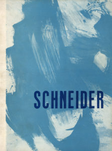 gerard schneider - catalogue 1961