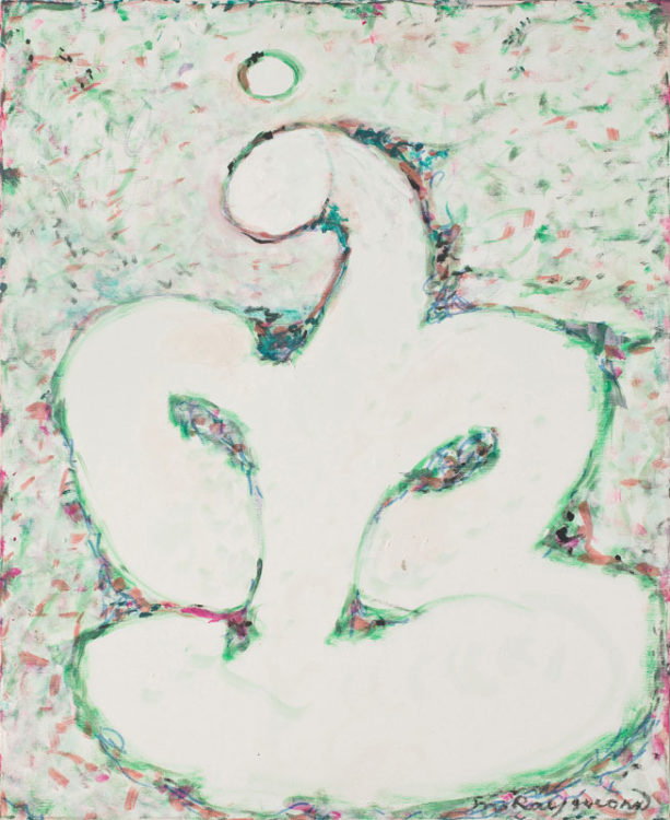 marie raymond - peinture la reveuse 1984
