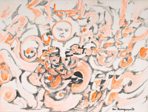 marie raymond - peinture sans titre 1975