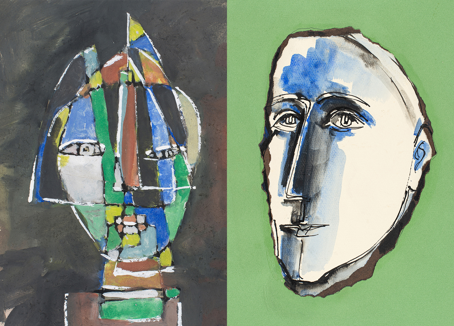 sergio de castro roberta gonzalez - exhibition diane de polignac gallery paintings 2025
