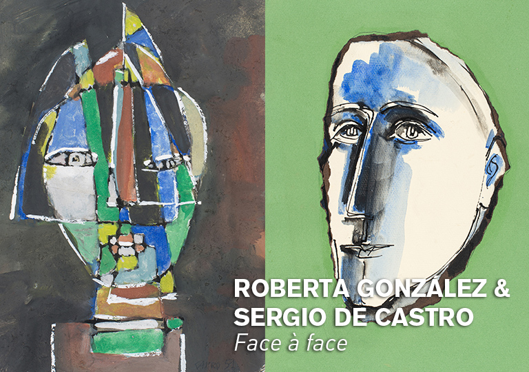 sergio de castro roberta gonzalez - exposition galerie diane de polignac accueil 2025