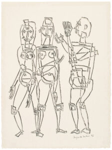 sergio de castro - papier sans titre 1951 catalogue roberta gonzalez sergio de castro face a face 2025