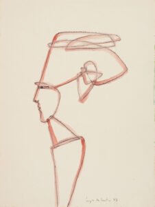 sergio de castro - sans titre 1953 catalogue roberta gonzalez sergio de castro face a face 2025