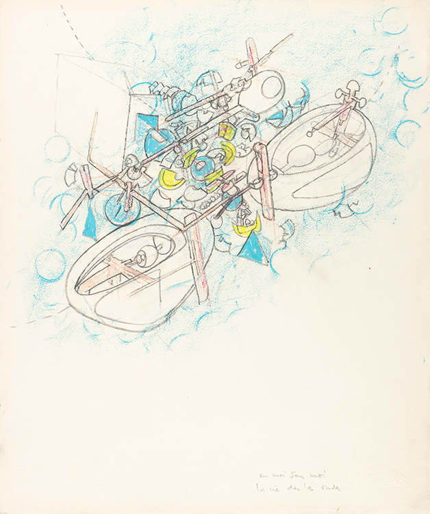 roberto-matta-paper-en-moi-sans-moi-la-vie-dans-les-ondes-1959