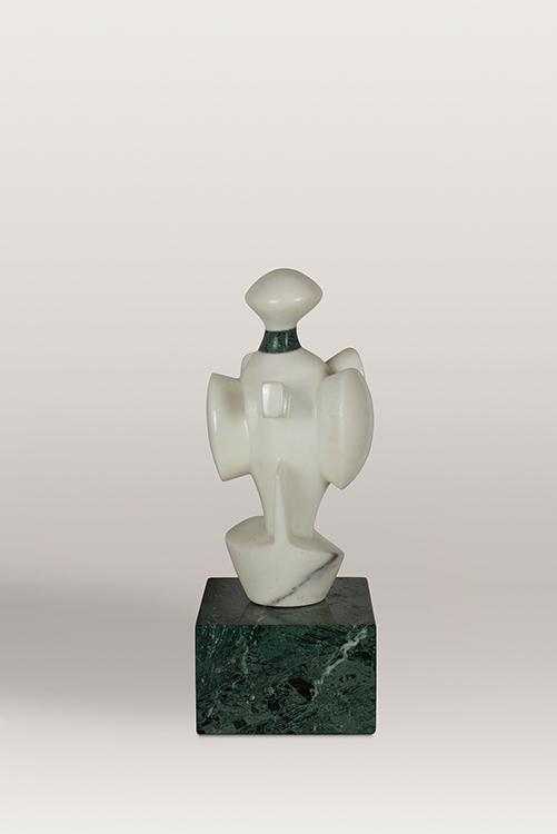 maria-papa-rostkowska-guerrier-au-collier-sculpture-1987-ca