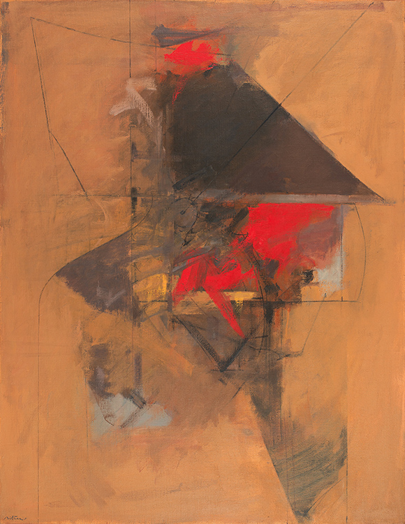 albert-bitran-painting-suppression-ocre-1979-81